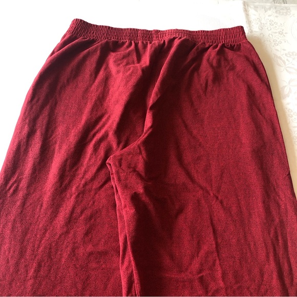Adidas NBA Men’s Size 2XL Red Sweatpants Elastic Waist 2” + Length 3 Stripes - Picture 16 of 16